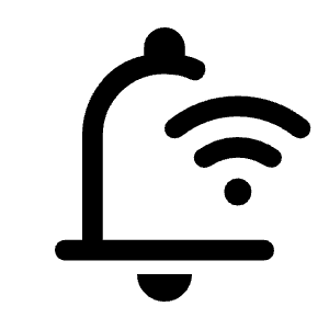 Wifi Notification Icon from Rounded Line - Material Symbols Set