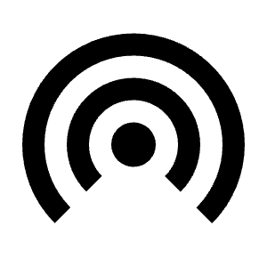 Wifi Tethering Icon from Sharp Line - Streamline Material Free Set