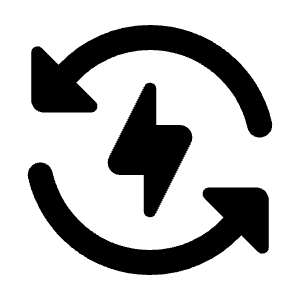 Wireless Charging Icon from Rounded Line - Streamline Material Free Set