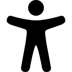 Accessibility Icon from Ionic Filled Set