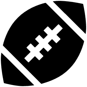 American Football Sharp Icon from Ionic Sharp Set