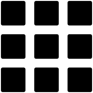 Apps Sharp Icon from Ionic Sharp Set