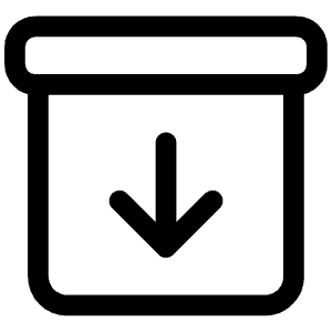 Archive Outline Icon from Ionic Outline Set