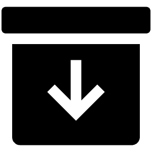 Archive Sharp Icon from Ionic Sharp Set