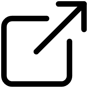 Arrow Up Right Box Outline Icon from Ionic Outline Set