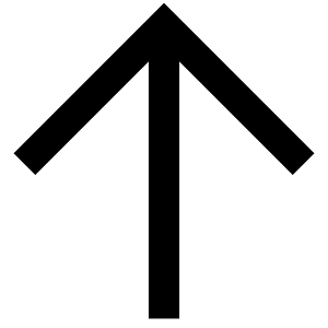 Arrow Up Sharp Icon from Ionic Sharp Set