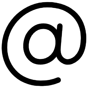 At Outline Icon from Ionic Outline Set