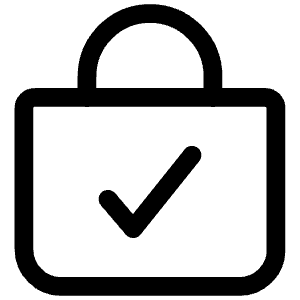 Bag Check Outline Icon from Ionic Outline Set