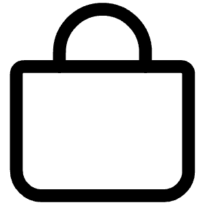 Bag Outline Icon from Ionic Outline Set