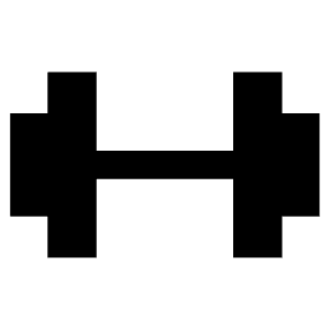 Barbell Sharp Icon from Ionic Sharp Set