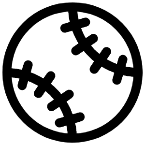 Baseball Outline Icon from Ionic Outline Set
