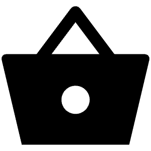 Basket Sharp Icon from Ionic Sharp Set