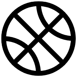 Basketball Outline Icon from Ionic Outline Set