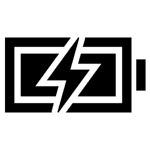 Battery Charging Sharp Icon from Ionic Sharp Set