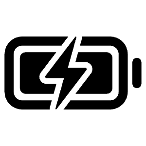 Battery Charging Icon from Ionic Filled Set