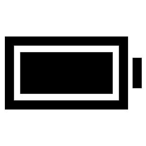 Battery Full Sharp Icon from Ionic Sharp Set