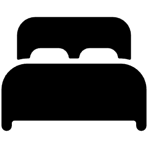 Bed Icon from Ionic Filled Set