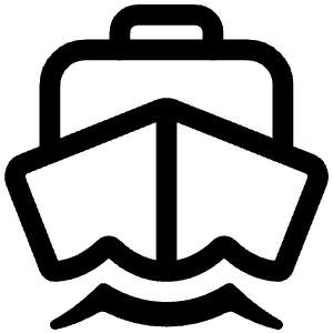 Boat Outline Icon from Ionic Outline Set