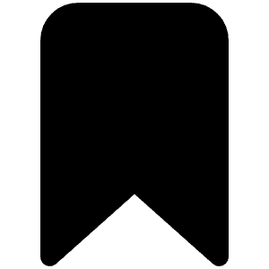 Bookmark Icon from Ionic Filled Set