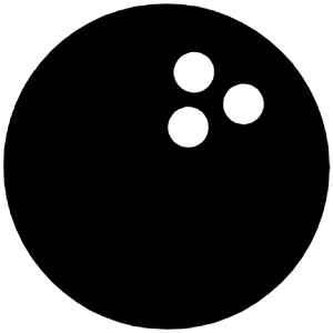 Bowling Ball Sharp Icon from Ionic Sharp Set