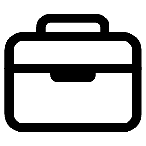 Briefcase Outline Icon from Ionic Outline Set