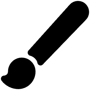 Brush Icon from Ionic Filled Set