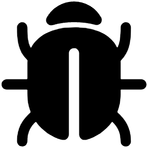 Bug Icon from Ionic Filled Set