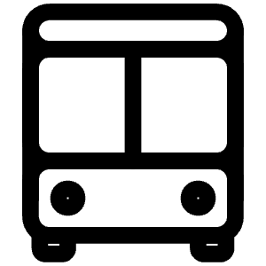 Bus Outline Icon from Ionic Outline Set