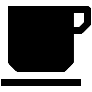 Cafe Sharp Icon from Ionic Sharp Set