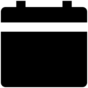 Calendar Clear Sharp Icon from Ionic Sharp Set