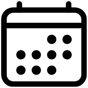Calendar Outline Icon from Ionic Outline Set