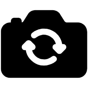 Camera Reverse Icon from Ionic Filled Set