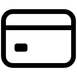 Card Outline Icon from Ionic Outline Set