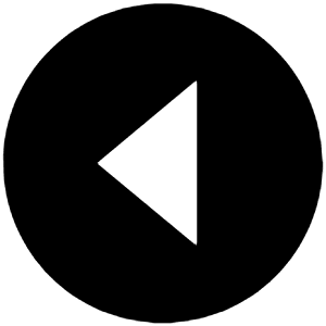 Caret Back Circle Sharp Icon from Ionic Sharp Set
