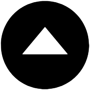 Caret Up Circle Sharp Icon from Ionic Sharp Set
