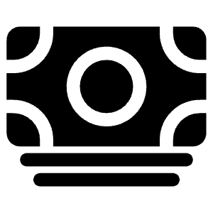 Cash Icon from Ionic Filled Set