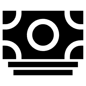 Cash Sharp Icon from Ionic Sharp Set