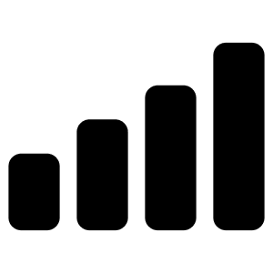 Cellular Icon from Ionic Filled Set