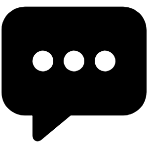 Chatbox Ellipses Icon from Ionic Filled Set