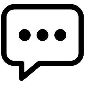 Chatbox Ellipses Outline Icon from Ionic Outline Set