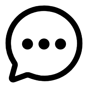 Chatbubble Ellipses Outline Icon from Ionic Outline Set