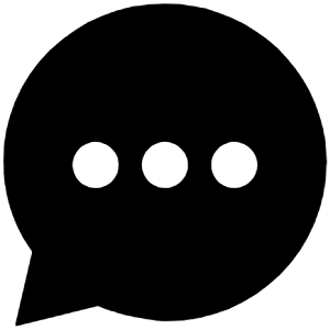 Chatbubble Ellipses Sharp Icon from Ionic Sharp Set
