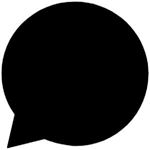 Chatbubble Sharp Icon from Ionic Sharp Set