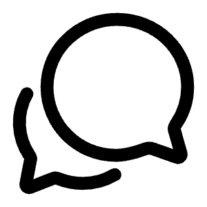Chatbubbles Outline Icon from Ionic Outline Set