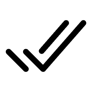 Checkmark Done Outline Icon from Ionic Outline Set
