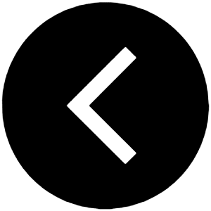 Chevron Back Circle Sharp Icon from Ionic Sharp Set