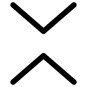 Chevron Collapse Outline Icon from Ionic Outline Set