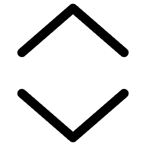Chevron Expand Outline Icon from Ionic Outline Set