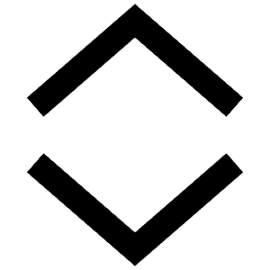 Chevron Expand Sharp Icon from Ionic Sharp Set