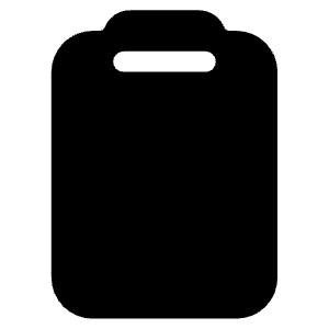 Clipboard Icon from Ionic Filled Set
